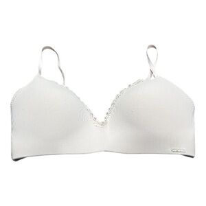 Nautica Women’s Pale Pink Wireless Bra Size 36C Adjustable Straps Lightly Padded